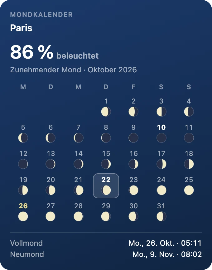 Mondkalender