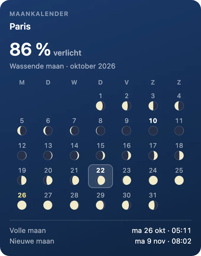 Maankalender
