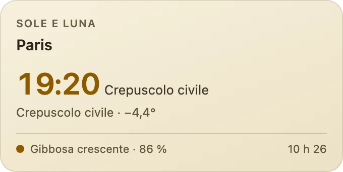 Sole e luna