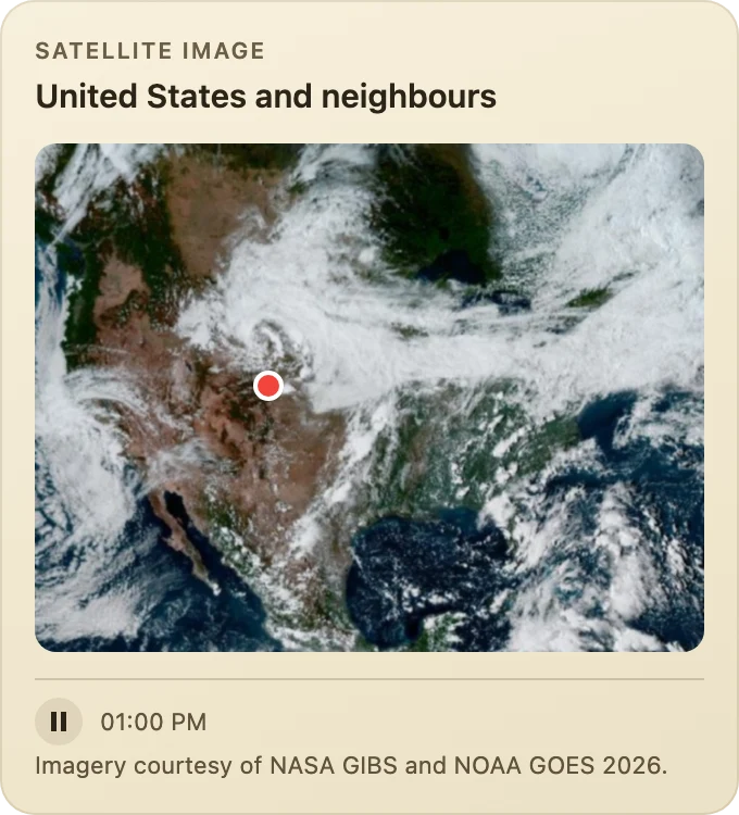 The Americas from space