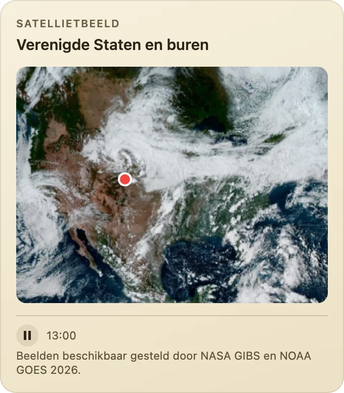Amerika vanuit de ruimte