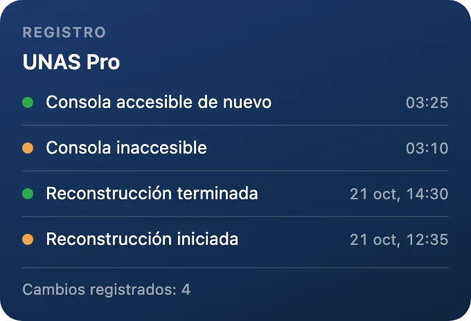 Registro de eventos