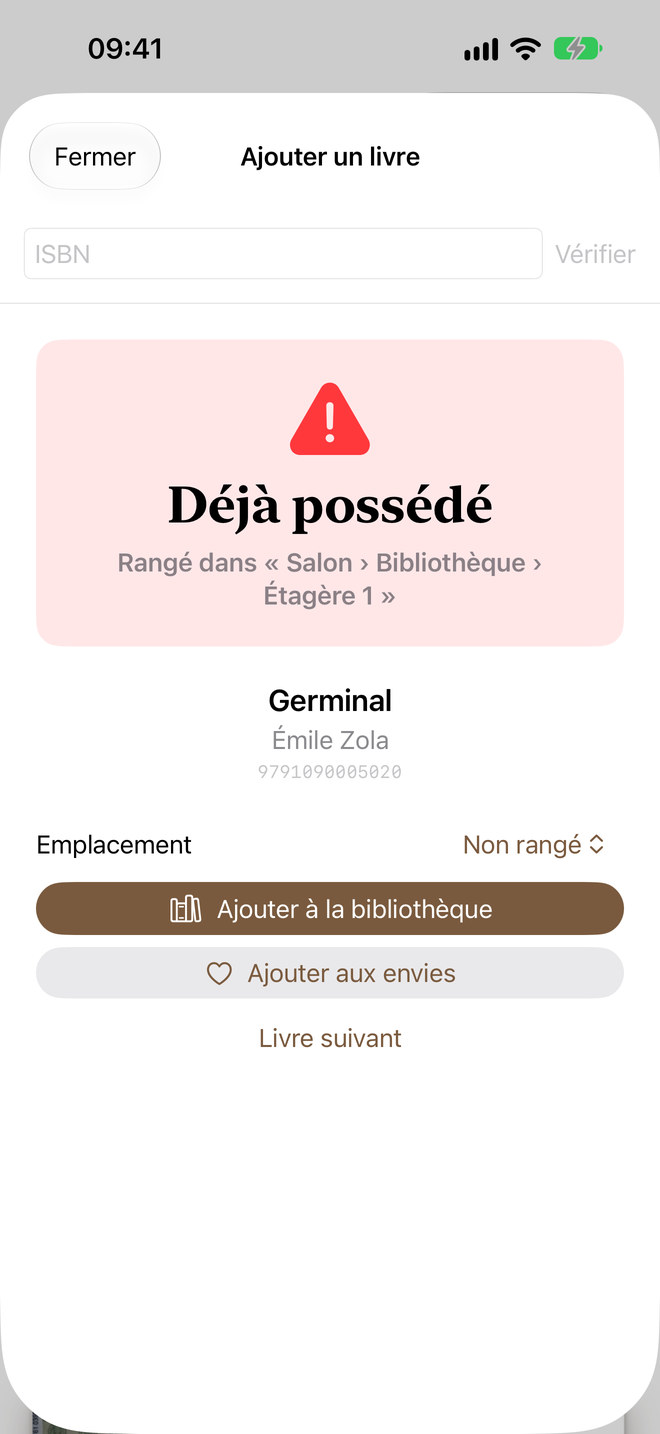 Scan. Un code-barres, et vous savez si vous l’avez. — Legenda, iPhone